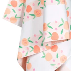 Dock & Bay Outlet Dock & Bay Kids Beach Towels - Peach Party - Outlet -Dock & Bay Shop 06 TOWLB KID PEACH detail X3