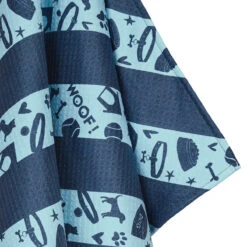 Dock & Bay Dock & Bay Dog Towels - Bark Blue -Dock & Bay Shop 07 DOGTWL BARKBLU detail X3