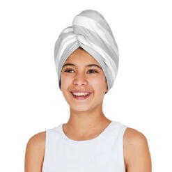 Dock & Bay Kids Dock & Bay Kids Hair Wraps - Goa Grey -Dock & Bay Shop 07 HAIRW KIDS CAB LTGRY LIFE 017 X3