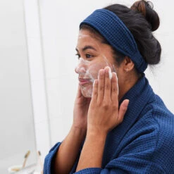 Dock & Bay Dock & Bay Makeup Headband - Nautical Navy -Dock & Bay Shop 07 HOMEAUS23 HEADW ROBE CLA NAVY J 007 SQ X3