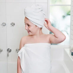 Dock & Bay Kids Dock & Bay Kids Hair Wraps - Crystal White -Dock & Bay Shop 07 KIDSHOME22 HAIRW CLA KIDS WHITE S2 028 SQ X3