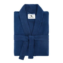 Dock & Bay Dock & Bay Bath Robe - Nautical Navy 24 Dock & Bay Dock & Bay Bath Robe - Nautical Navy -Dock & Bay Shop 07 ROBE CLA NAVY fold X3
