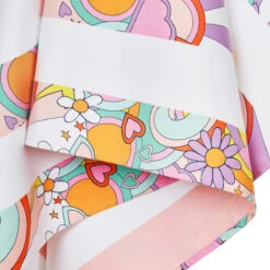 Dock & Bay Dock & Bay Kids Beach Towels - Pink Power -Dock & Bay Shop 07 TOWLB KID POWER detail X3