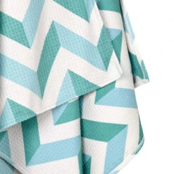 Dock & Bay Dock & Bay Bath Towels - Forest Sage -Dock & Bay Shop 07 TOWLH GEO SAGE detail X3