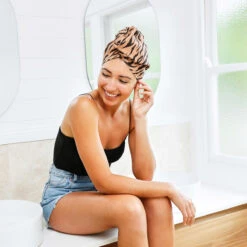 Dock & Bay Outlet Dock & Bay Hair Wraps - Fierce Tiger - Outlet -Dock & Bay Shop 08 EMERALDHOME21 HAIRW ANI TIGER 005 SQ X3