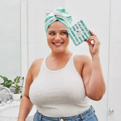 Dock & Bay Dock & Bay Hair Wraps - Palm Paradise -Dock & Bay Shop 08 HOME23 HAIRW FLO PALM D2 063 SQ X3