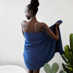 Dock & Bay Dock & Bay Bath Towels - Nautical Navy -Dock & Bay Shop 08 MUSEHOME22 TOWLH CLA NAVY 08 SQ X3