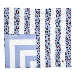 Dock & Bay Dock & Bay Kids Beach Towels - Lively Leopard -Dock & Bay Shop 08 TOWLB KID LEOP flatfold X3