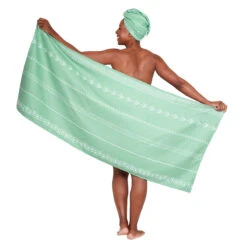 Dock & Bay Dock & Bay Hair Wraps - Joshua Tree -Dock & Bay Shop 09 HAIRW TOWLH HID GREEN 008 X3