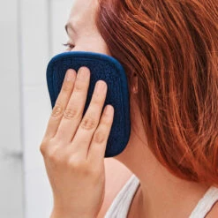 Dock & Bay Reusable Makeup Removers - Nautical Navy -Dock & Bay Shop 09 HOME23 MAKUP CLA NAVY D2 025 SQ X3