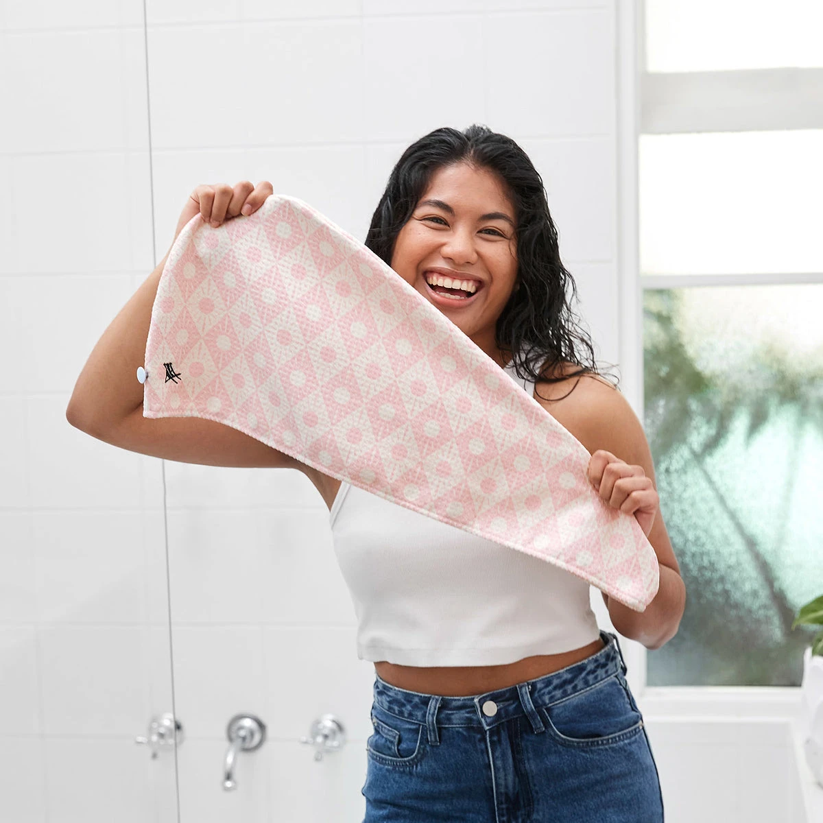 Dock & Bay Dock & Bay Hair Wrap - Quick Dry Hair Towel - Geometric Gems (4) 11 Dock & Bay Dock & Bay Hair Wrap - Quick Dry Hair Towel - Geometric Gems (4) - Image 9