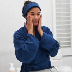 Dock & Bay Dock & Bay Makeup Headband - Nautical Navy -Dock & Bay Shop 09 HOMEAUS23 HEADW ROBE CLA NAVY J 021 SQ X3