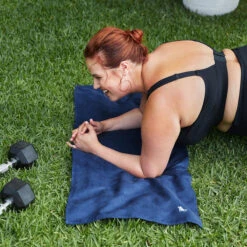 Dock & Bay Dock & Bay Quick Dry Towels - Deep Sea Navy -Dock & Bay Shop 09 HOMEFITNESS23 TOWLF ESS DKBLU 005 SQ X3