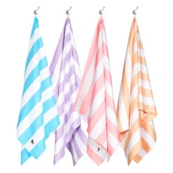 Dock & Bay Dock & Bay Quick Dry Towels - Malibu Pink -Dock & Bay Shop 09 TOWLB CAB 4SETD hang X3