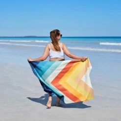 Dock & Bay Dock & Bay Quick Dry Towels - Chevron Chic -Dock & Bay Shop 10 BROOME22 TOWLB SGW CHEVR 031 SQ X3