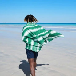 Dock & Bay Dock & Bay Quick Dry Towels - Mellow Meadow -Dock & Bay Shop 10 BROOME22 TOWLB TYD GREEN 007 SQ X3