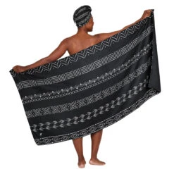 Dock & Bay Dock & Bay Hair Wraps - Empty Quarter -Dock & Bay Shop 10 HAIRW TOWLH HID BLACK 016 X3