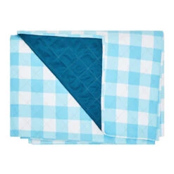 Dock & Bay Dock & Bay Picnic Blanket - Blueberry Pie -Dock & Bay Shop 10 PICNIC GIN BLUE foldedge X3