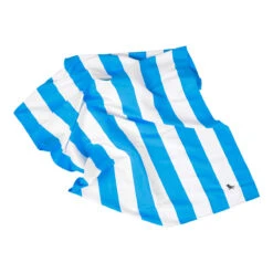 Dock & Bay Dock & Bay Quick Dry Towels - Bondi Blue -Dock & Bay Shop 10 TOWLB CAB BLUE flatlay X3