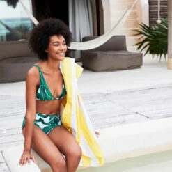 Dock & Bay Dock & Bay Quick Dry Towels - Boracay Yellow -Dock & Bay Shop 10 TULUM17 CABANA YELLOW S5 003 SQ X3