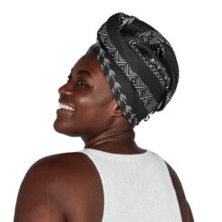 Dock & Bay Dock & Bay Hair Wraps - Empty Quarter -Dock & Bay Shop 11 HAIRW HID BLACK 004 X3