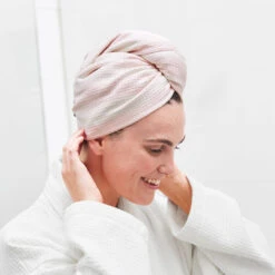 Dock & Bay Dock & Bay Hair Wraps - Primrose Pink -Dock & Bay Shop 11 HOMEAUS23 HAIRW CBH PINK MADDIE 009 SQ X3