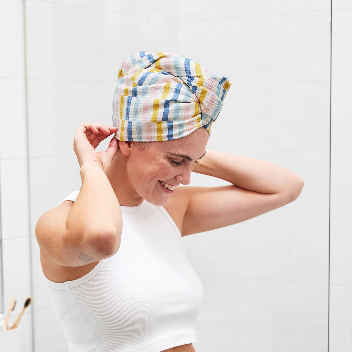 Dock & Bay Dock & Bay Hair Wrap - Quick Dry Hair Towel - Geometric Gems (4) 13 Dock & Bay Dock & Bay Hair Wrap - Quick Dry Hair Towel - Geometric Gems (4) - Image 11