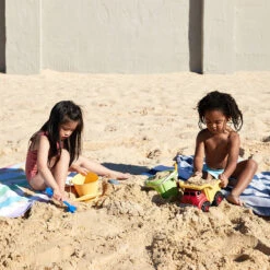 Dock & Bay Dock & Bay Kids Beach Towels - Whitsunday Blue -Dock & Bay Shop 11 KIDSBALMORAL21 TOWLB CAB MD 007 SQ X3