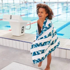 Dock & Bay Dock & Bay Kids Beach Towels - Cool Camo -Dock & Bay Shop 11 KIDSPOOL22 TOWLB KID CAMO 040 SQ X3