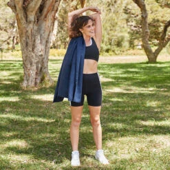 Dock & Bay Dock & Bay Quick Dry Towels - Deep Sea Navy -Dock & Bay Shop 11 PARKFITNESS22 TOWLF ESS DKBLU 067 SQ X3