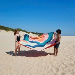 Dock & Bay Dock & Bay Picnic Blanket - Get Wavy -Dock & Bay Shop 11 SANDDUNES23 PICNIC SGW GETWAV 001 SQ X3
