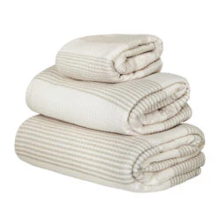 Dock & Bay Dock & Bay Bath Towels - Coconut Cream -Dock & Bay Shop 11 TOWLH CBH CREAM 3SET X3