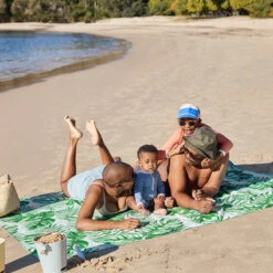 Dock & Bay Dock & Bay Picnic Blanket - Palm Dreams -Dock & Bay Shop 12 FAMILYBALMORAL22 PICNIC BOT PALM 131 SQ X3