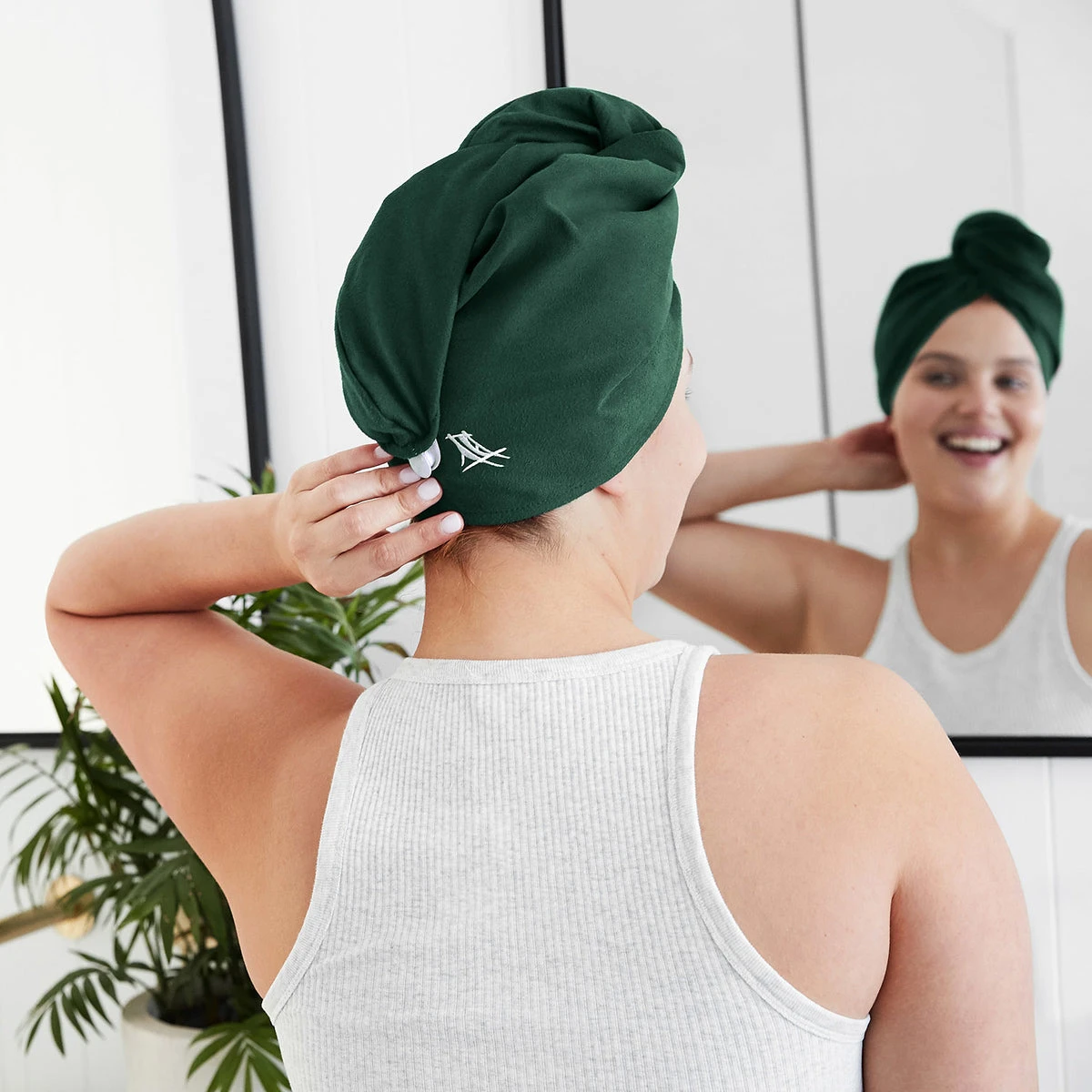 Dock & Bay Outlet Dock & Bay Hair Wrap - Quick Dry Hair Towel - Atacama Khaki - Outlet 15 Dock & Bay Outlet Dock & Bay Hair Wrap - Quick Dry Hair Towel - Atacama Khaki - Outlet - Image 13