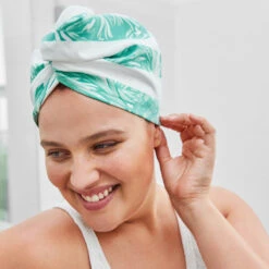 Dock & Bay Dock & Bay Hair Wraps - Palm Paradise -Dock & Bay Shop 12 HOME23 HAIRW FLO PALM D2 056 SQ X3