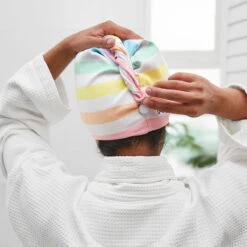 Dock & Bay Dock & Bay Hair Wrap - Quick Dry Hair Towel - Rainbow Road (4) -Dock & Bay Shop 12 HOME23 HAIRW SUM UNICN 027 SQ X3