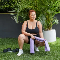 Dock & Bay Dock & Bay Quick Dry Towels - Meadow Lilac -Dock & Bay Shop 12 HOMEFITNESS23 TOWLF ESS LTPPL 020 SQ X3