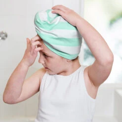 Dock & Bay Kids Dock & Bay Kids Hair Wraps - Malibu Pink -Dock & Bay Shop 12 KIDSHOME22 HAIRW CAB KIDS LTGRE S3 010 SQ X3