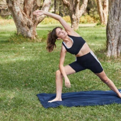 Dock & Bay Dock & Bay Quick Dry Towels - Deep Sea Navy -Dock & Bay Shop 12 PARKFITNESS22 TOWLF ESS DKBLU 099 SQ X3