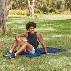 Dock & Bay Dock & Bay Quick Dry Towels - Deep Sea Navy -Dock & Bay Shop 13 PARKFITNESS22 TOWLF ESS DKBLU 002 SQ X3