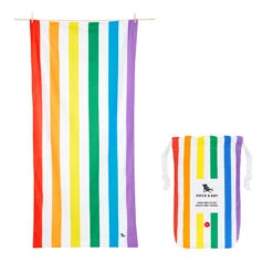 Dock & Bay Dock & Bay Quick Dry Beach Towels - Summer - Set Of 5 -Dock & Bay Shop 13 TOWLB SUM RAINB combo linepouch lg X3 a27269b5 33ea 4b13 a6fc b03f27f67e02