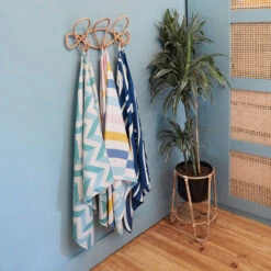 Dock & Bay Dock & Bay Bath Towels - Forest Sage -Dock & Bay Shop 14 HOMEUK23 TOWLH GEO SET1 016 SQ X3