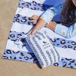 Dock & Bay Dock & Bay Kids Beach Towels - Lively Leopard -Dock & Bay Shop 14 KIDSBEACH22 TOWLB KID LEOP 077 SQ2 X3