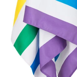 Dock & Bay Dock & Bay Quick Dry Towels - Summer Collection (4) -Dock & Bay Shop 14 TOWLB SUM RAINB detail X3