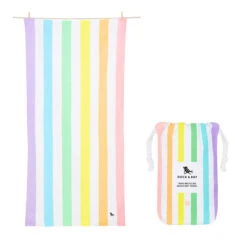 Dock & Bay Dock & Bay Quick Dry Beach Towels - Summer - Set Of 5 -Dock & Bay Shop 14 TOWLB SUM UNICN combo linepouch lg X3