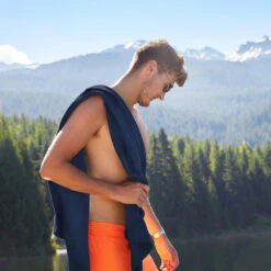 Dock & Bay Dock & Bay Quick Dry Towels - Deep Sea Navy -Dock & Bay Shop 14 WHISTLER17 TOWLF ESS DKBLU S7 038 SQ X3