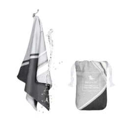 Dock & Bay Outlet Cooling Sports Towel - Go Faster - Pace Grey - Outlet -Dock & Bay Shop COOL FST GRY R