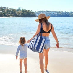 Dock & Bay Dock & Bay 2 X Beach Towel + Bag + Picnic Blanket - Set A -Dock & Bay Shop FAMILYBALMORAL22 BAGF CAB NAVY 028 SQ X3 ff8e18af 944b 42d2 956b 3d0733c14296