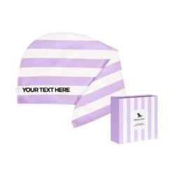 Dock & Bay Personalised Dock & Bay Hair Wraps - Lombok Lilac - Customised Embroidery Personalised For You -Dock & Bay Shop HAIRW CAB LTPPL PERS