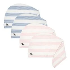 Dock & Bay Dock & Bay Hair Wrap - Quick Dry Hair Towel - Evening Primrose (4) -Dock & Bay Shop HAIRW CBH 4SET